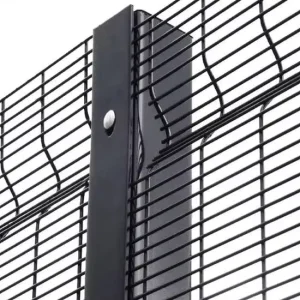 PVC Coated 358 Anti-Climb Security Fence with Razor Wire Customizable Color Waterproof Design