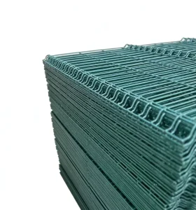 PVC-Coated Galvanized Steel Welded Curved Wire Mesh 3D Fence Panels Outdoor Home Garden Sports Fence