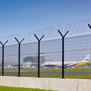 PVC-Coated Safety Wire Mesh Fence Security Fence Wire Airport Fence
