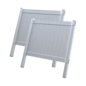 PVC White Vinyl Privacy Fence Panels for House Fencing