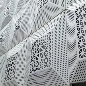 Modern Outdoor Building Facade Decorative PVDF Aluminum Alloy Wall Panels for Exterior Curtain Wall Cladding and Steel Facing