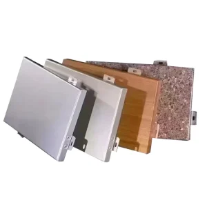 Fireproof Aluminum Panel, PVDF Coating + Wood Grain/Stone Grain, Suitable for Exterior Walls/Interior Decoration, Factory Direct Sales