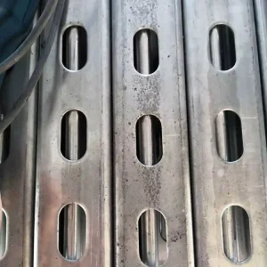 Perforated Hot Dipped Galvanized Slotted Strut U Channel Steel 41x35mm 41x41mm