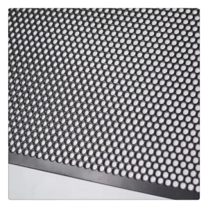 Perforated Metal Mesh Galvanized Aluminum Material Decorative Mesh Can Be Painted with Gold and White Round Hole Mesh