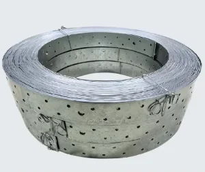 Perforated Non-Alloy Galvanized AISI Standard Roof and Wall Bracing with Holes for Wood Connector Fixing Ceiling Shape HI Series