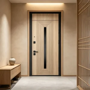 Pivot Aluminum Alloy Modern Anti Theft Bulletproof Water Resistant Swing Front Door for Luxury Villa Entry Exterior Outdoor