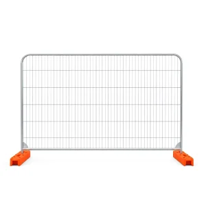 Portable Galvanized Iron Welded Wire Mesh Rounded Corner Construction Site Temporary Fence