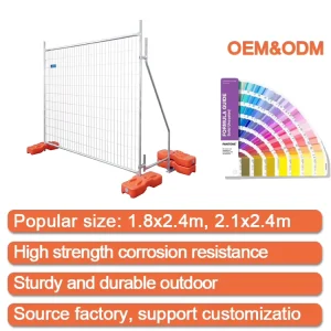 Portable Welded Australian Temporary Fence Panels for Construction