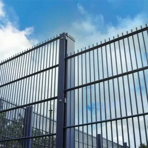Powder Coated 868 656 Double Wire Zinc Steel High Security Safety Modern Industrial Home Fence Gates Material for Garden