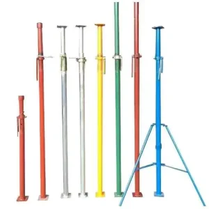 Powder Coated Adjustable Scaffolding Steel Prop Metal Acro Jacks Shoring Acrow Metal Props for Construction