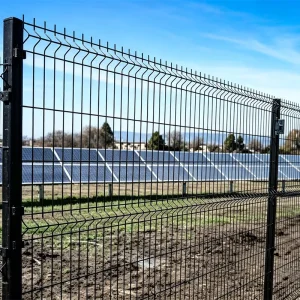 Powder-Coated Anti-Climb 3D Curved Fence for Farms and Livestock