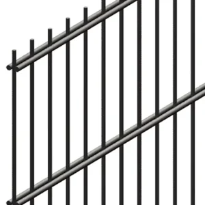 Powder Coated Double Wire 868 Fence Anti-Corrosion Welded Wire Mesh Fence Panel for Garden Security Farm Perimeter