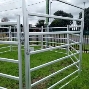 Powder Coated Galvanized Steel Security Fence Panels for Livestock (Goat Sheep Cattle) Customizable Height Rustproof Durable Rodent Resistant