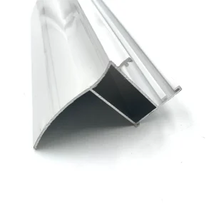 Powder Coated White Finish Aluminum Extrusion Profiles for Doors