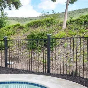 Powder Coated Wrought Iron Railing Staircase Balcony Outdoor Decorative Metal Guardrail