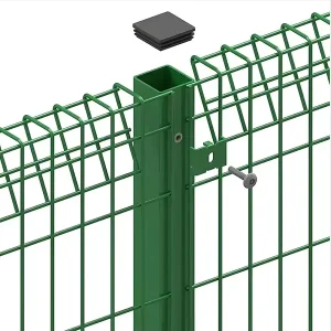 Powder Coated and Hot Dipped Galvanized BRC Welded Korea Fence