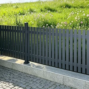 Powder coated Aluminum Alloy Fence for Garden and Courtyard Corrosion resistant Safe and Custom made