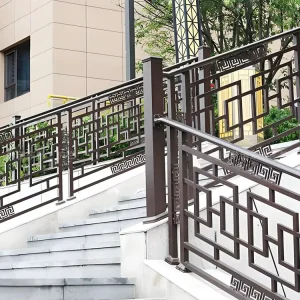 Power-coated Metal Handrails Stair Railings Balustrades & Handrails