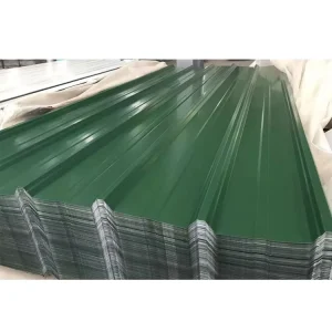 Ppgi Corrugated Steel Metal Roofing Sheet 1 Mm Black
