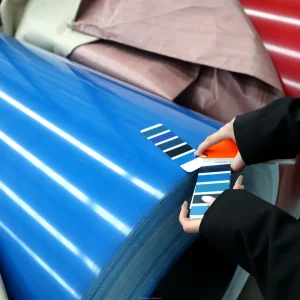Ppgi PPGL Coil Ral Color Coated Galvanized Color Steel Coil Thickness 0.4mm 0.5mm Metal Roofing Sheets Building