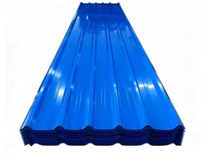 Pre Painted Corrugated Prepainted Galvalume Steel Roof Sheet Cut Size Service Offered for UAE Tanzania Metal Tiles