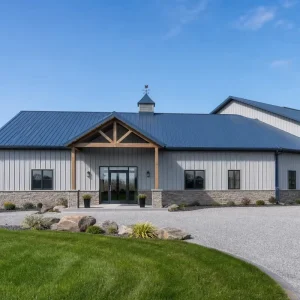 Prefab Steel Structure Warehouse Galvanized Industrial Storage Farm Workshop Building