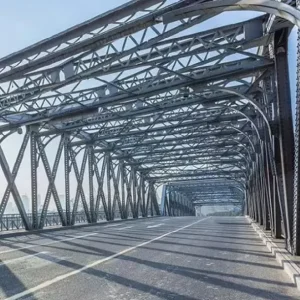 Prefabricated Durable Steel Truss Bridge for Temporary Construction Crane Access and Heavy Lift Water & Fire Resistant