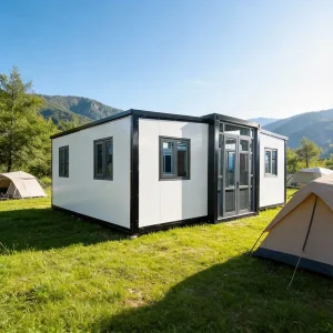 Prefabricated House Soundproof Sleeping Container House Silent Rain Roof Coating for Hotel Outdoor
