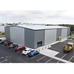 Prefabricated Industrial Steel Structure Workshop Building for Large Scale Warehouse Storage Projects