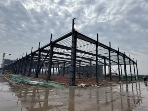 Prefabricated Light Steel Structure Workshop For Industrial Manufacturing