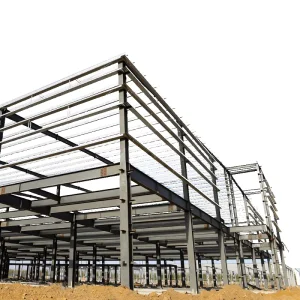 Prefabricated Metal Light Steel Structure Construction Building Materials