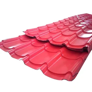 Prefabricated Metal Roofing for Industrial Construction Painted Roofing Sheets