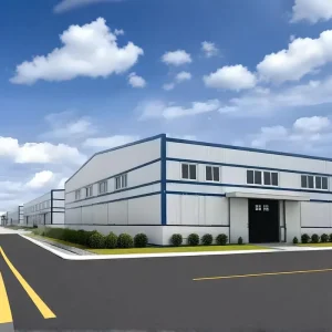 Prefabricated Steel Building Warehouse with Modern Design Industrial Storage Shed and Workshop 5 Year Warranty