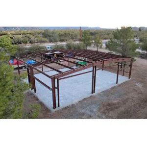 Prefabricated Steel Main Frame Structure Industrial Metal Modern Long Span Light Weight Steel Structure