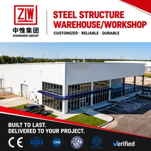 Prefabricated Steel Structure Building Industrial Modern Steel Structure Factory Workshop Building Warehouse