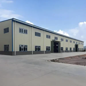 Prefabricated Steel Structure Building System for Warehouse Workshop Hangar and Industrial Facilities
