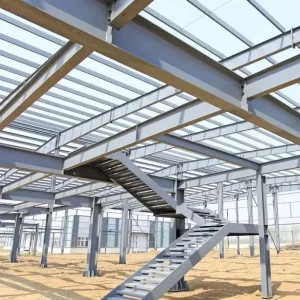 Prefabricated Steel Structure High Strength Modular Building System Custom Workshops Villas Sports Arenas Steel Warehouse