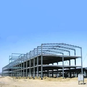 Prefabricated Steel Structure High Strength Modular Building System Custom Workshops Villas Sports Arenas Warehouse Prefab