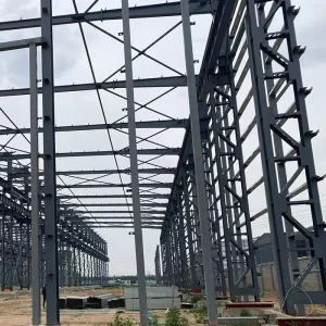Prefabricated Steel Structure Metal Building Heavy Duty Steel Construction Storage Prefab Steel Structure Warehouse