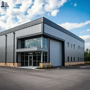 Prefabricated Steel Structure Warehouse Building Heavy Duty Industrial Metal Storage Building Customized Design Factory Price