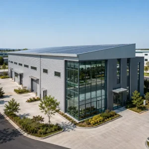 Prefabricated Steel Structure Warehouse Building for Industrial Storage and Customized Construction Projects