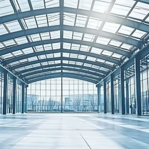 Prefabricated Steel Structure Warehouse Workshop Factory Building H Beam Metal Frame Construction for Industrial Project