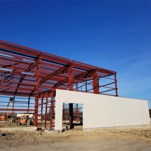 Prefabricated Warehouse Steel Structure Metal Building Steel Warehouse Steel Construction Workshop Warehouse