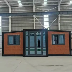 Premium 20ft Prefabricated Expandable Container House Luxury Folding Double Wing Modular House for 40ft Living Project
