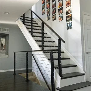 Premium 304 Stainless Steel Cable Railing System for Outdoor Balcony Staircase Deck & Villa Safety Barriers