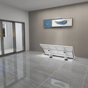 Premium Alloy Steel Electric Hidden Door System Fire Prevention Anti Theft Concealed Exterior Bedroom Basement School