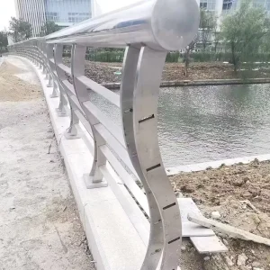 Premium Industrial Design Stainless Steel Adjustable Height Outdoor Bridge Railing Pipe Railing Balustrades Handrails for Deck