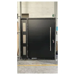 Premium Metal Door Elegant Metal Entrance Door Heavy Duty Security Metal Door for Residential Remodeling Projects