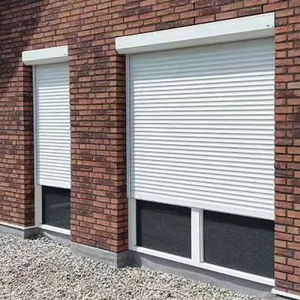 Premium Modern Aluminum Alloy Motorized Rolling Shutter Windows for Security