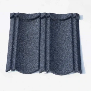 Premium Modern Lightweight High Strength Stone Chip Coated Metal Roofing Shingles Fireproof Waterproof Flat Roof Tiles Hotels